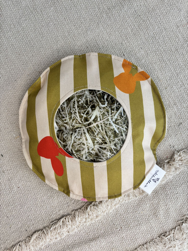 Sac à foin de sol Albertha&#039;s &quot;rayures&quot; - 1 ouverture