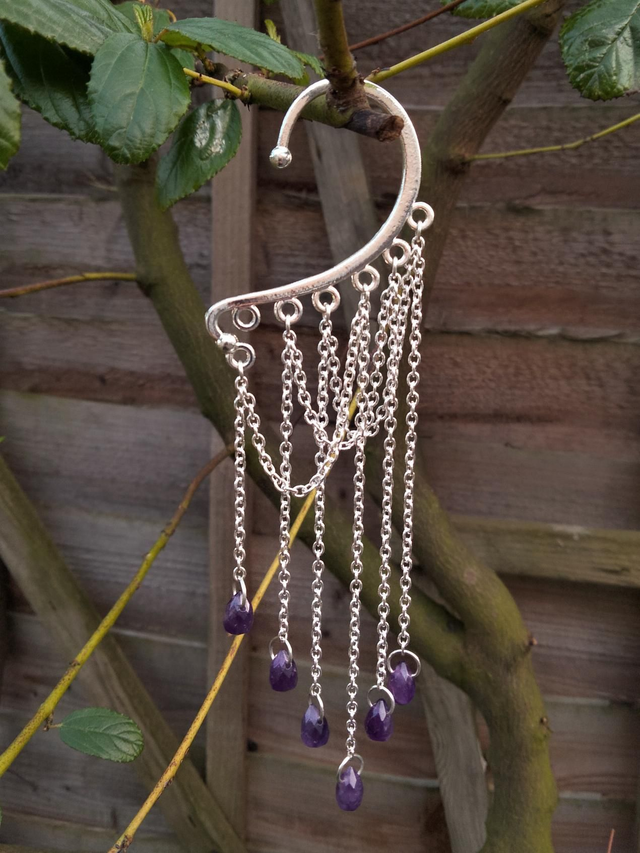 Amethyst Ear Wrap