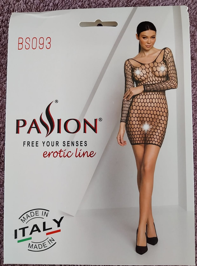 robe en résille large mailles