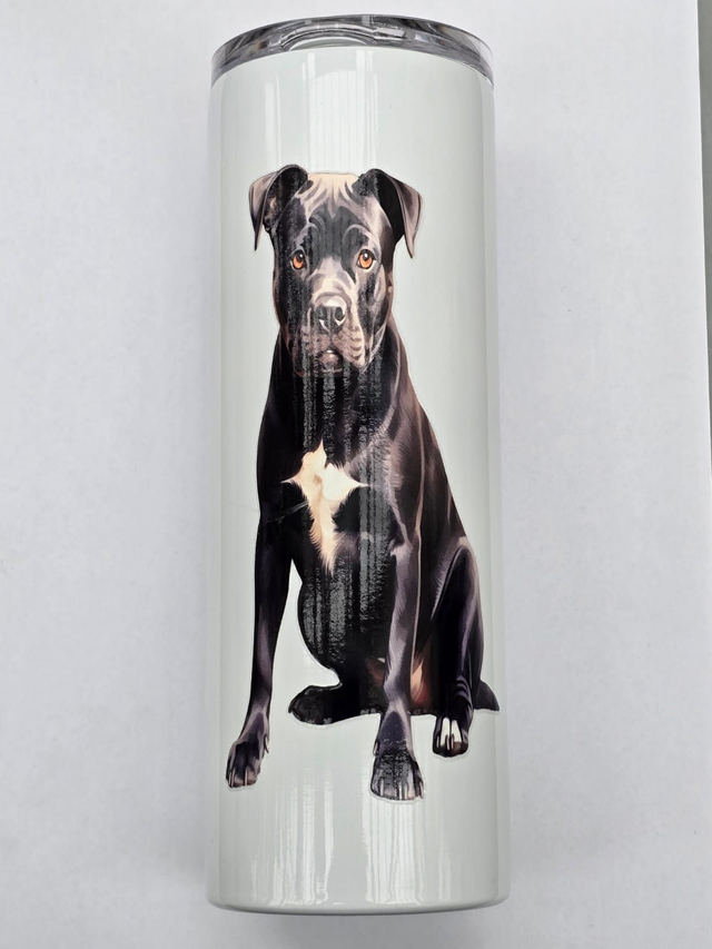 STAFFIE WITH QUOTE - 625ML TUMBLER - SASSY SIPS