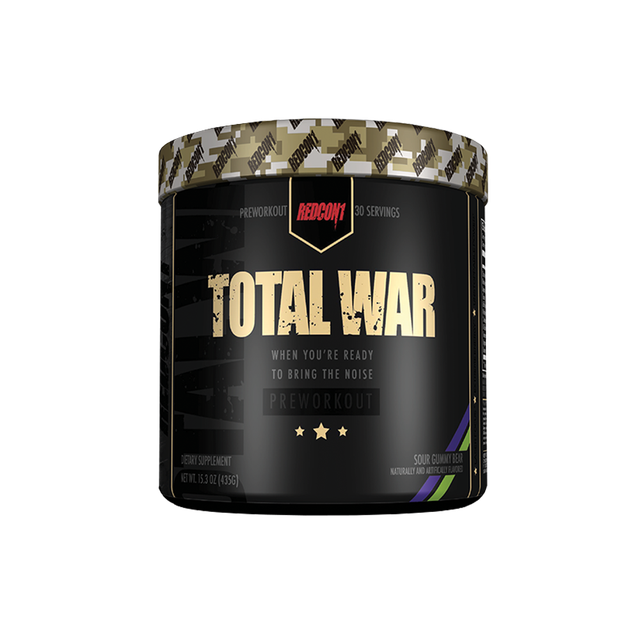 Redcon total war pre workout sour gummy bear