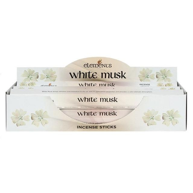  Elements White Musk Incense Sticks Box Of 20