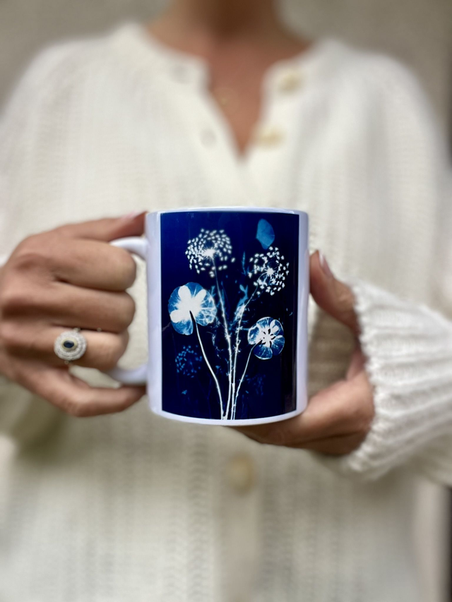 Mug cyanotype