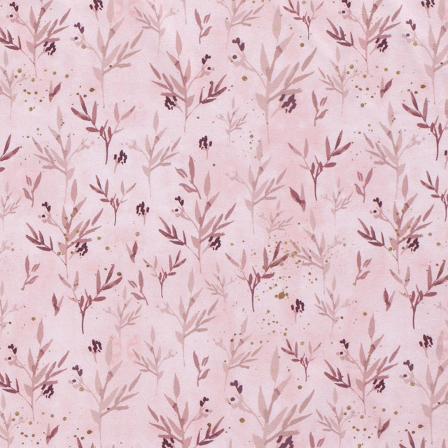 Jersey feuillage rose