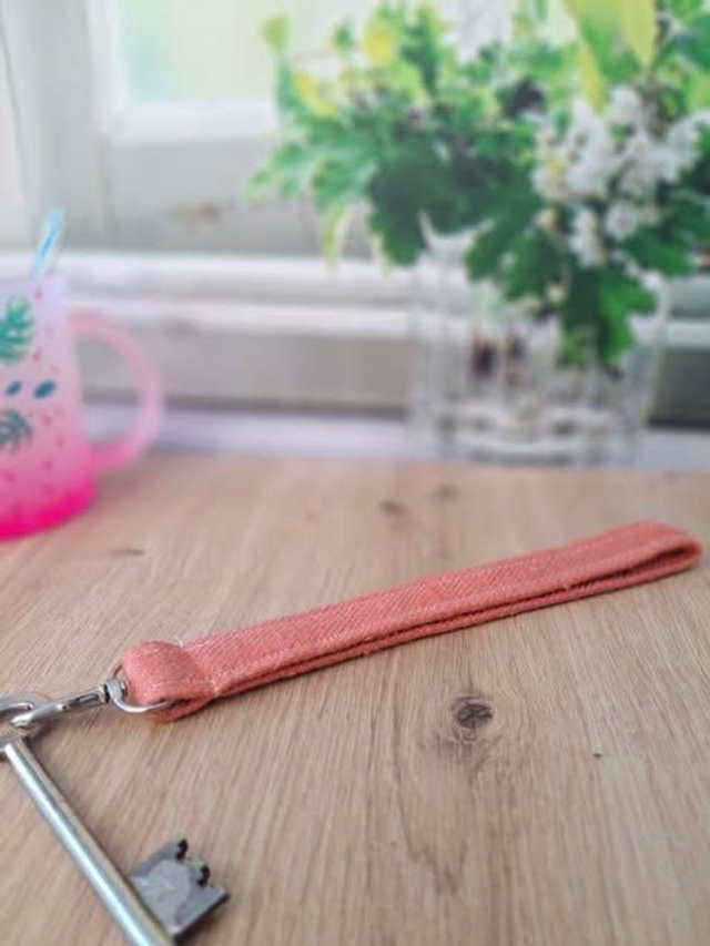 Porte-clés - Douceur rose