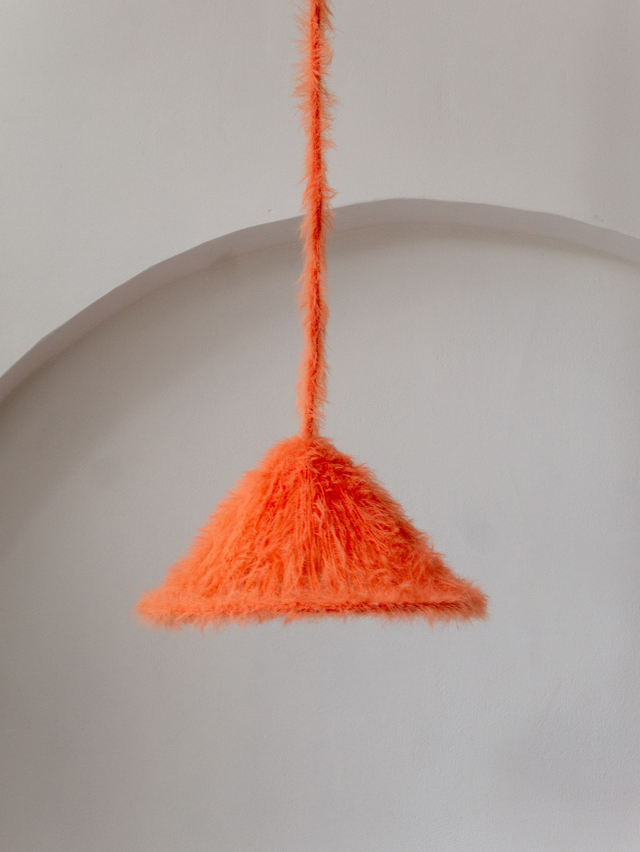 Orange hanging Lamp