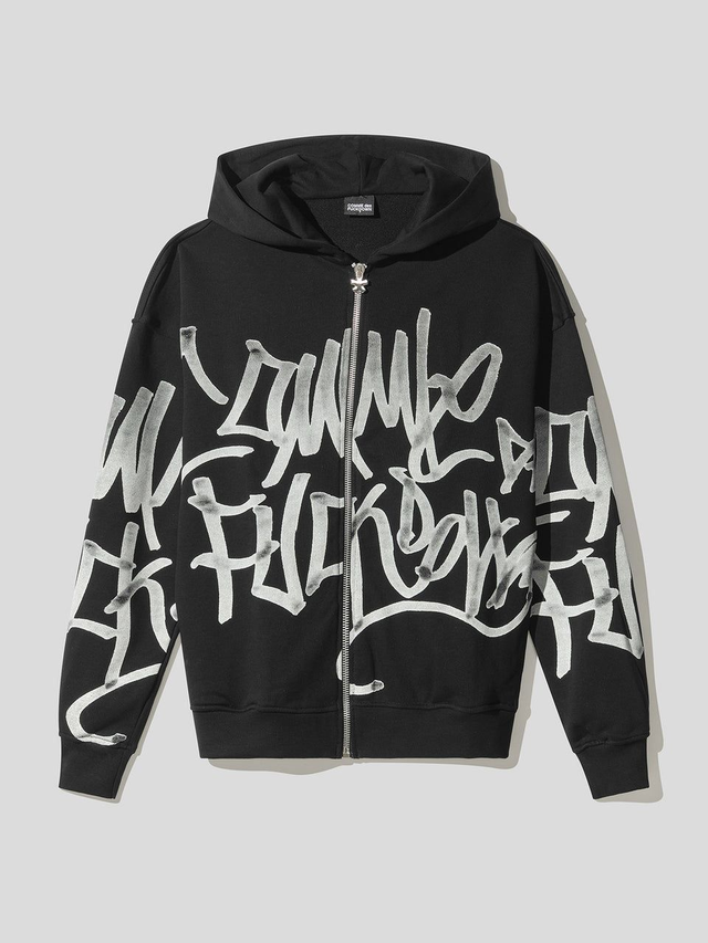 94599855 - COMME des FUCKDOWN Felpa con cappuccio Wall the Word