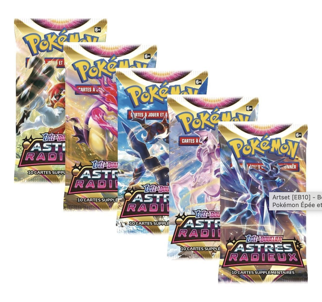 Boosters Astres Radieux - Pokémon Épée et Bouclier - FR