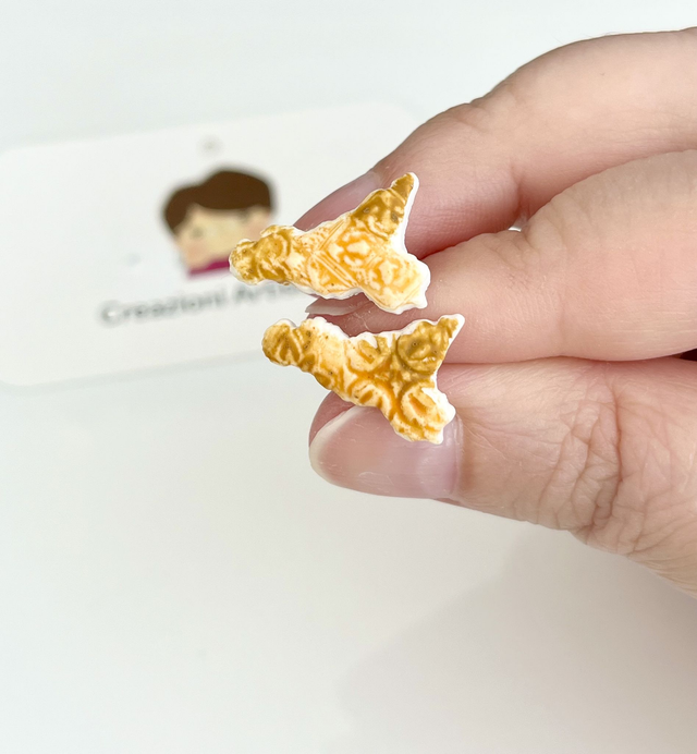 Orecchini Sicilia con Maioliche in rilievo 