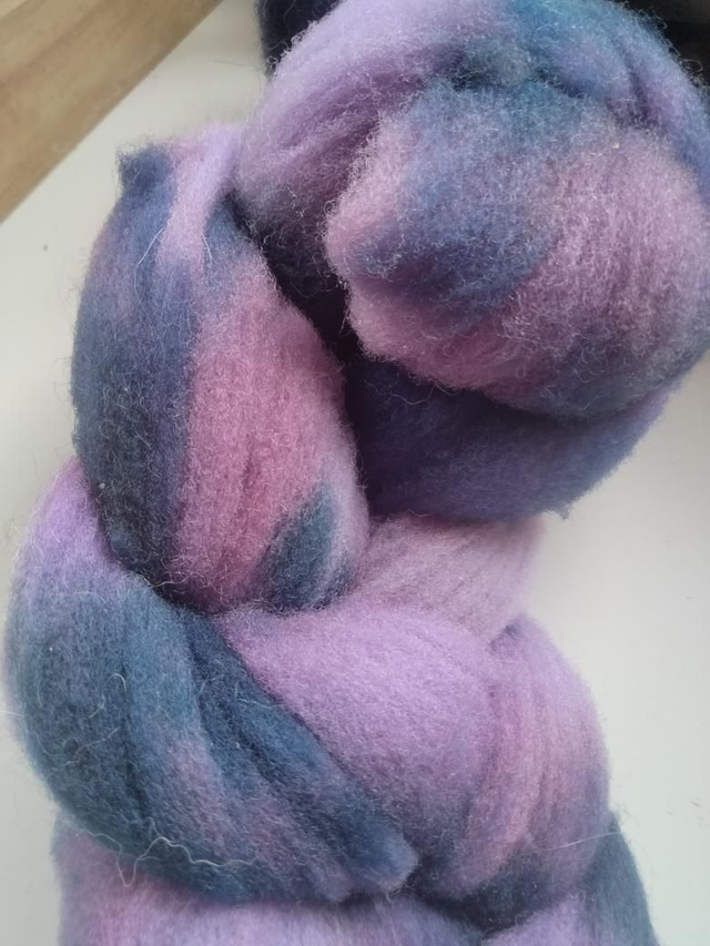 100% laine française teintée main Meche002