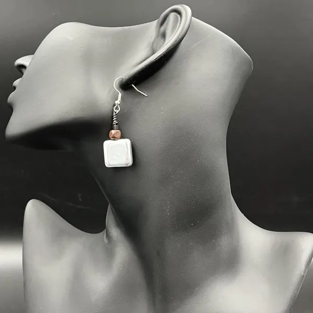 Boucles d&#039;oreilles miroir (10010)