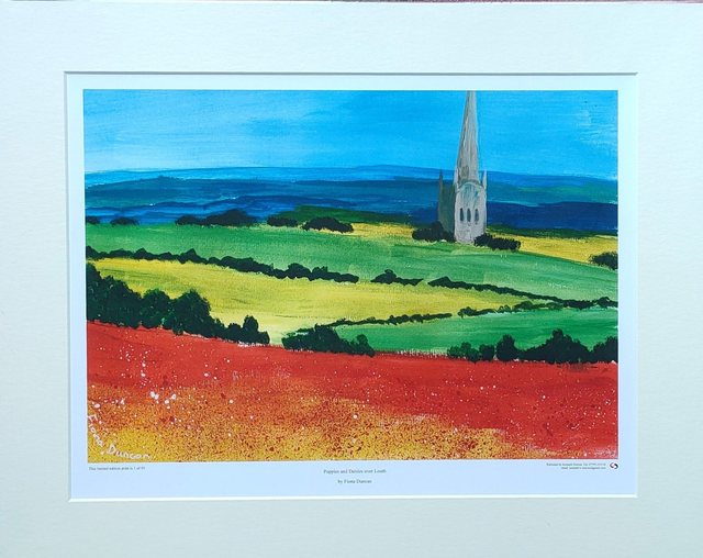 Poppies and Daisies above Louth