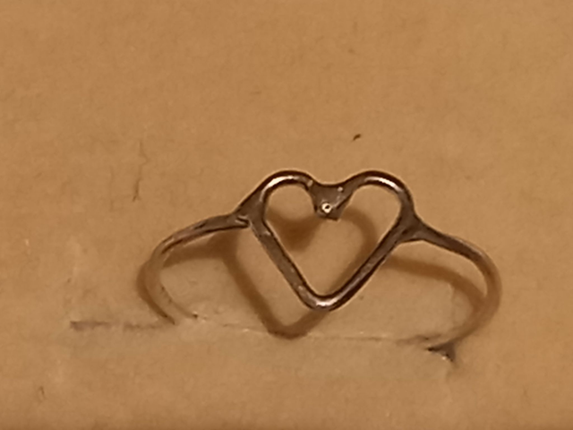 Silber Ring Nr. 39 Herz