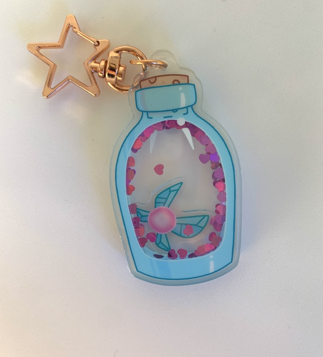 Fairy shaker keychain
