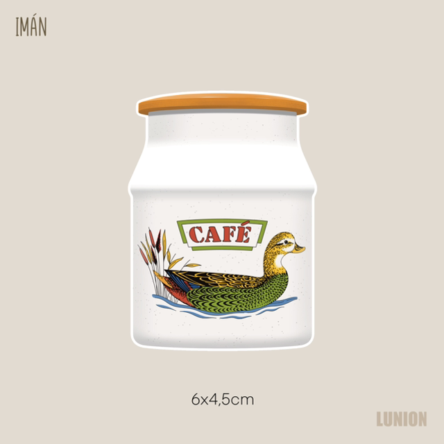 Imán cerámica Espejo pato