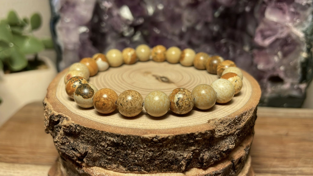 Bracelet JASPE PAYSAGE 8 mm