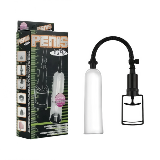 Bomba de Vacío Manual Penis Pump Pequeña 180x55 mm