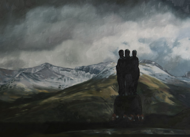 Original Oil Painting - Commando Memorial, Spean Bridge