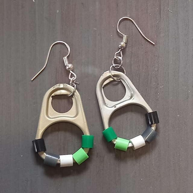 Aromantic Can Tab Earrings 