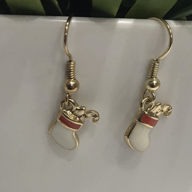 Red Dangling Earrings-RDE2102