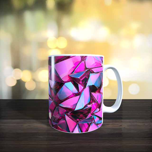 Mug déco fond holographique