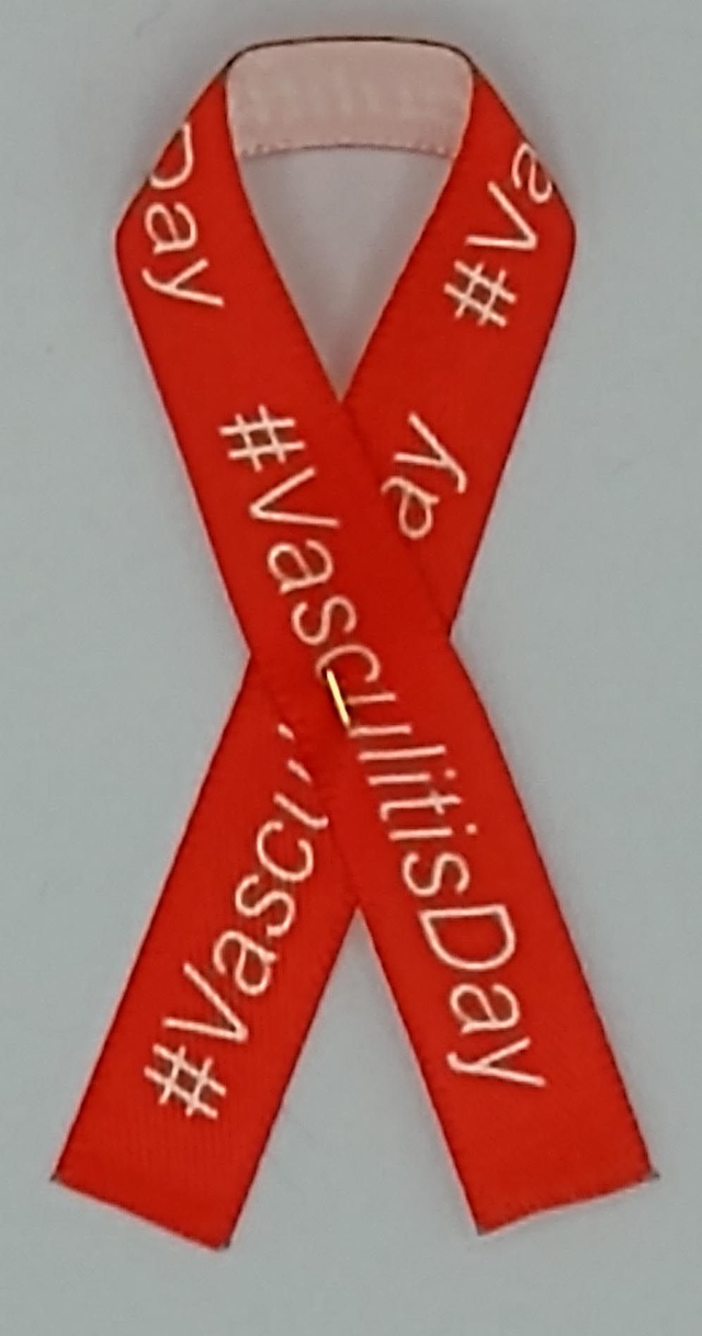 Ruban journée mondiale des vascularites "#VasculitisDay"