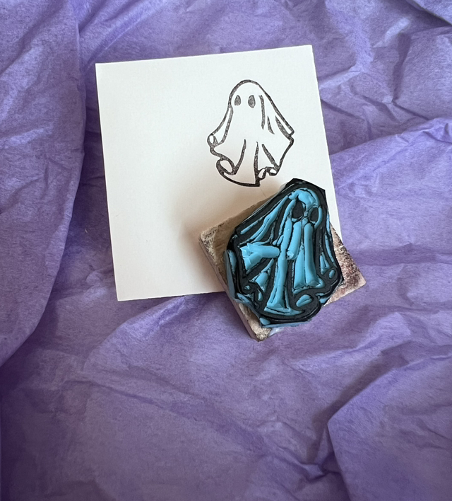 Tampon fantôme - stamp-tober 2024