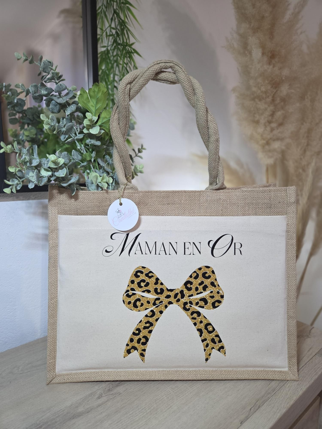 Cabas "noeud léopard"