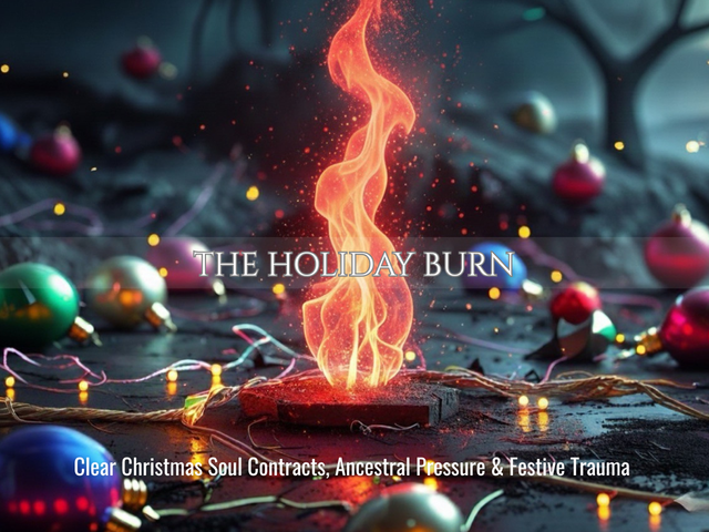 Holiday Burn | Clear Christmas Soul Contracts, Ancestral Pressure &amp; Festive Trauma | Same Day Energy Healing Delivery
