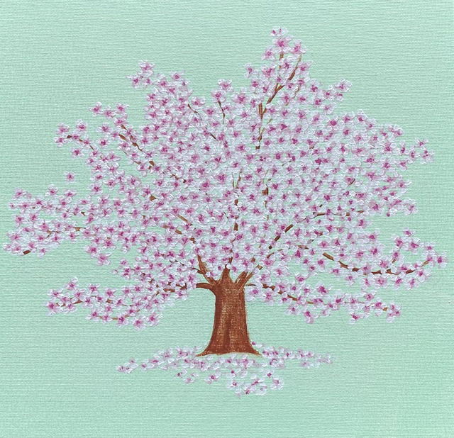 Toile reproduction Sakura 