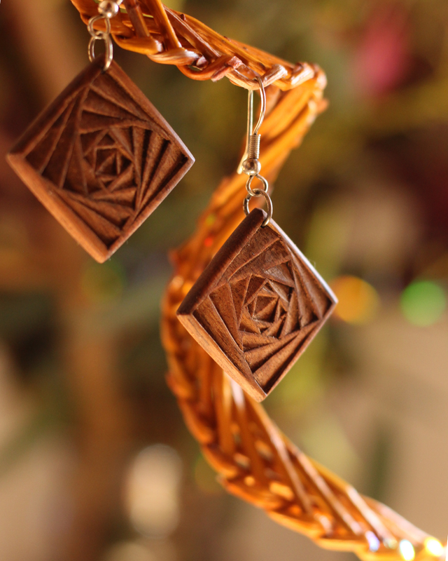 Boucles d'oreille Fractale