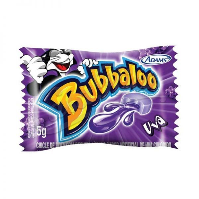 Bubbaloo uva 5 gr (1 un)