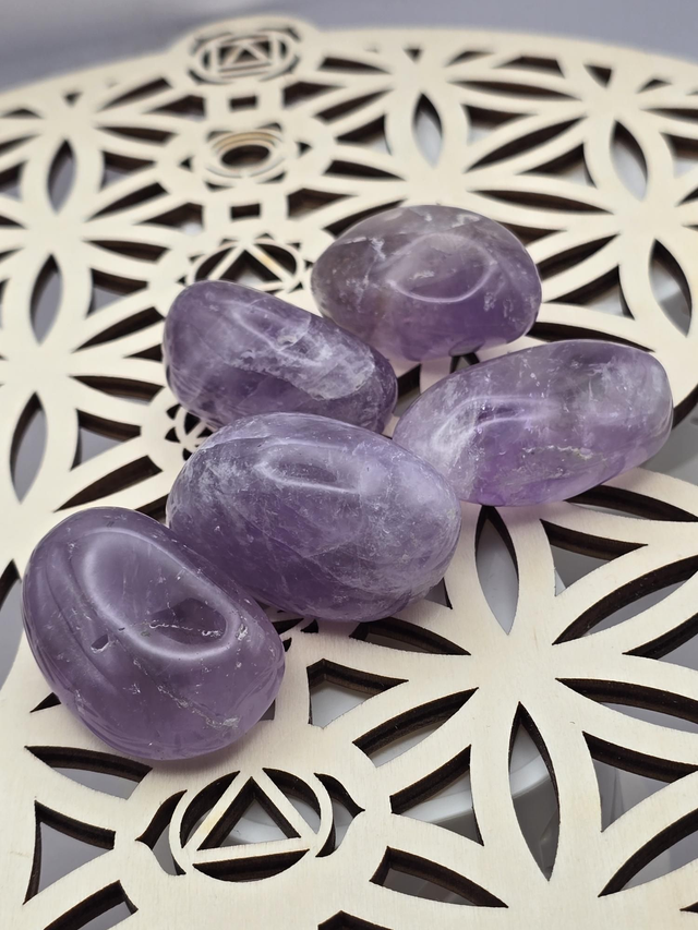 Améthyste en pierre roulée 