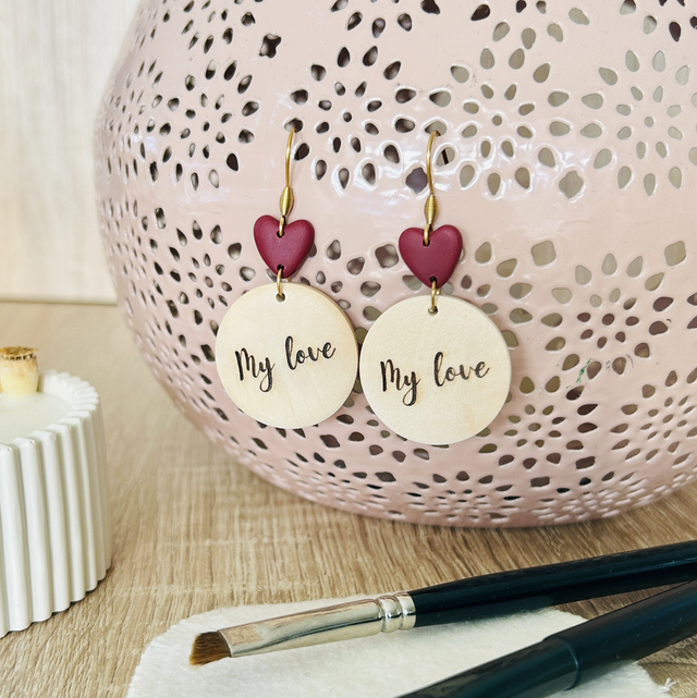 Alerte nouveauté ! 💖 Boucles d'oreilles "My love"