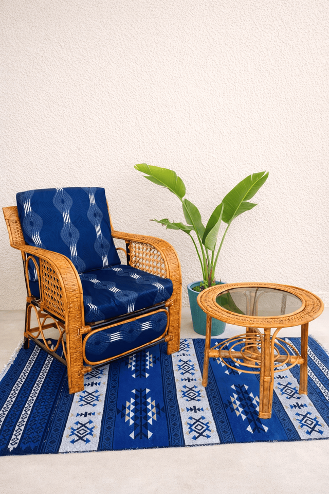 Fauteuil en rotin et wax « Neoki »