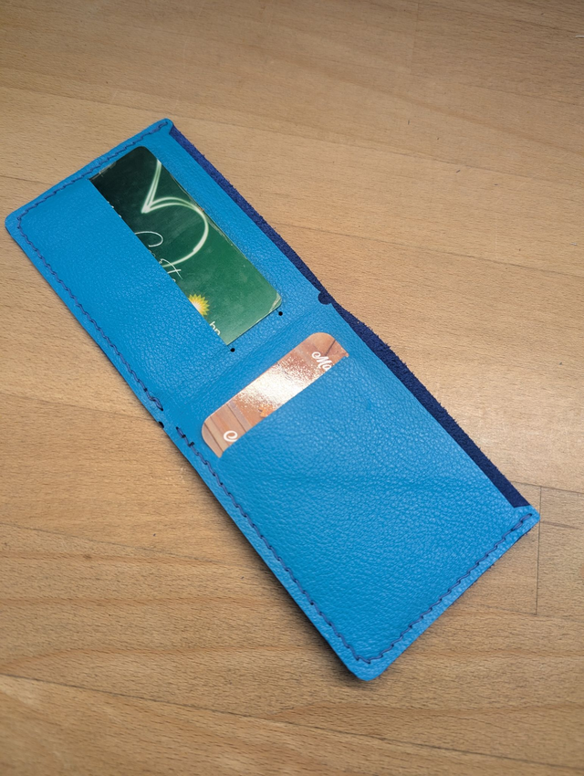 Porte carte 3 emplacements et poche à billet.