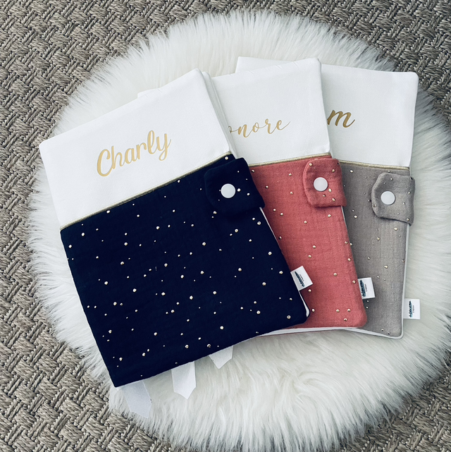 Protège carnet de santé pimiz personnalisé prénom 