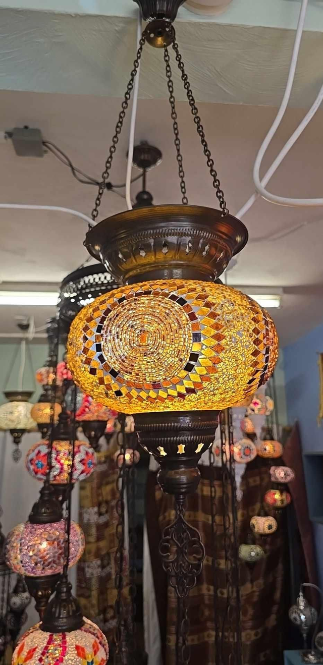 Cream Mosaic Lantern
