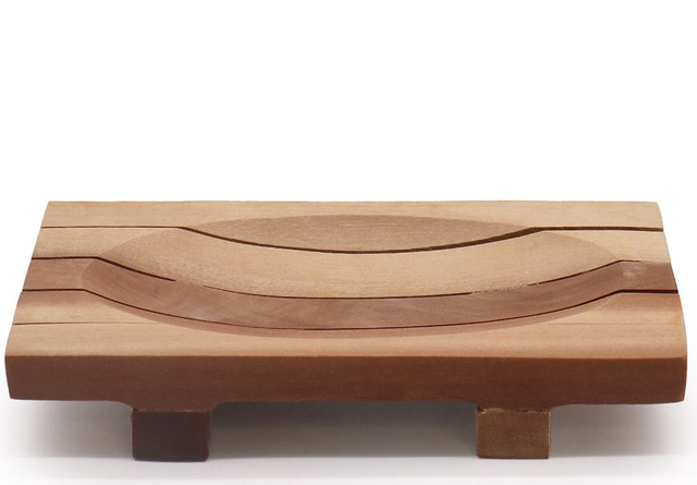 Mahogany Wood Soap Dish