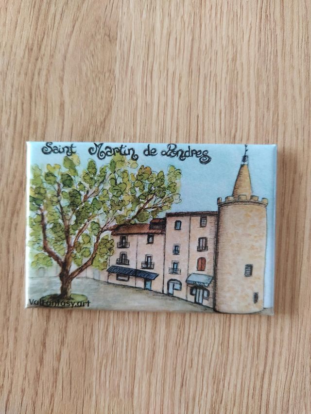 Magnet "Saint Martin de Londres" 7,8 x 5,3cm