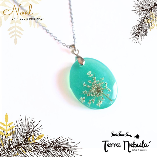 Collier fleuri Sérénité | CO036 | Ombelles