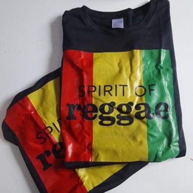 T-shirt Rasta Reggae Noir – Spirit of Reggae - Drapeau Reggae – T-shirt Unisexe Doux &amp; Confortable