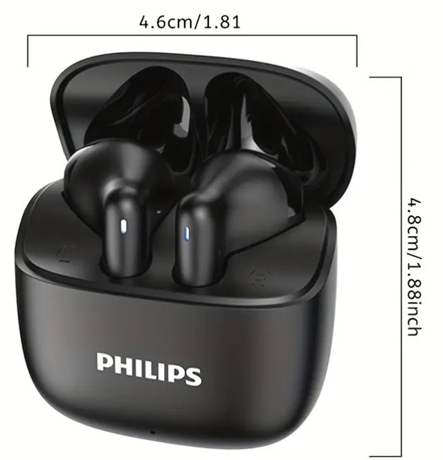 oreillettes Bluetooth Philips TAT1020 noir