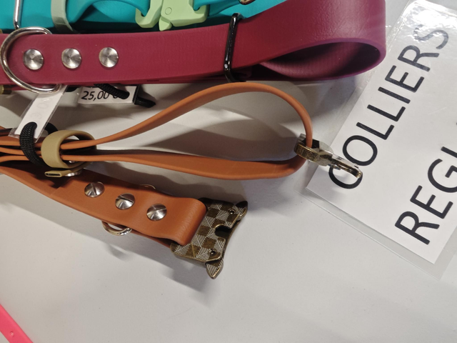 Collier biothane 25mm de largeur (Réglable)
