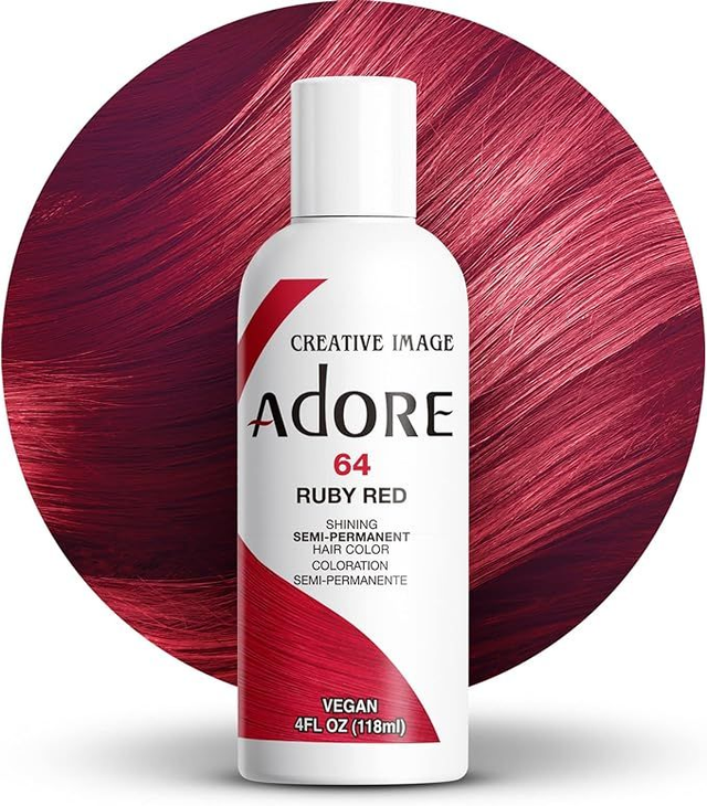 Adore Shining Semi-Permanent Hair Colour 118 ml (64 Ruby Red)