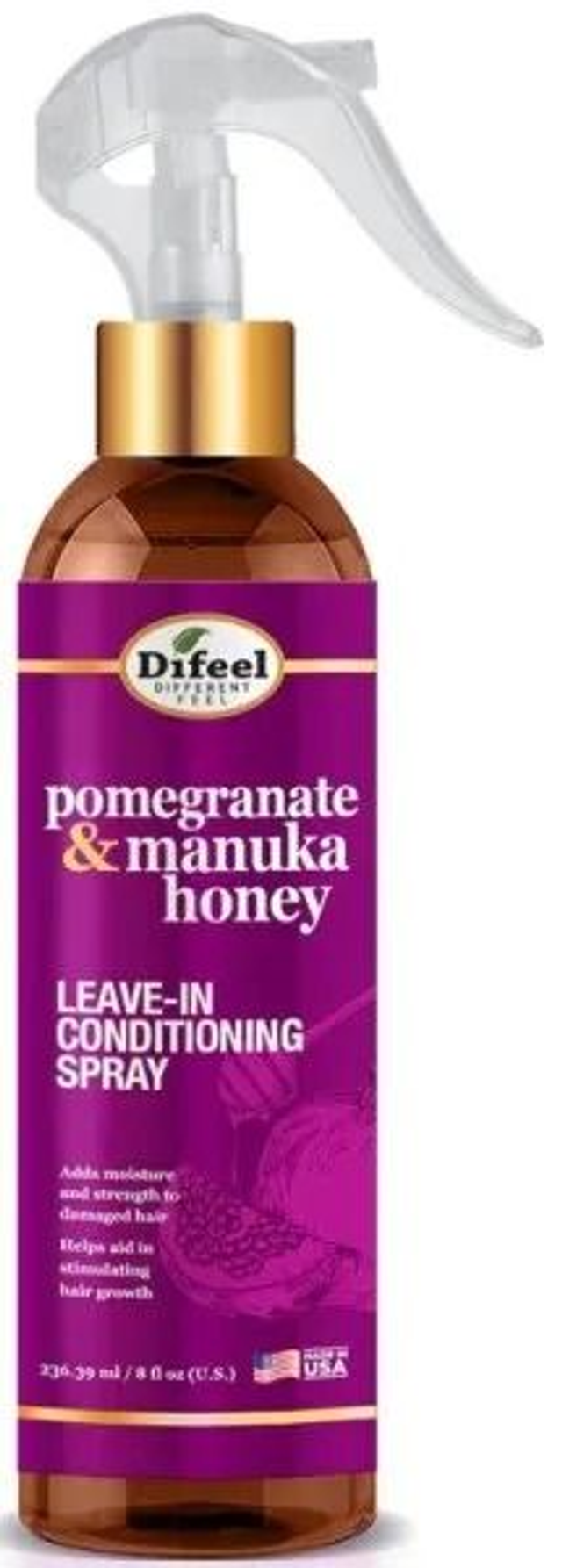 DIFEEL: POMEGRANATE MANUKA HONEY LEAVE IN CONDITIONER 8OZ D52MP80