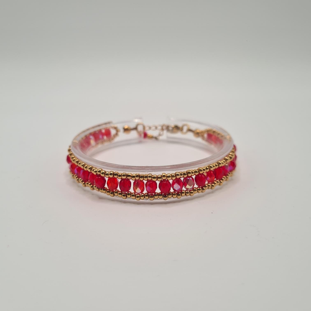 Marquise rouge/doré (Bracelet)