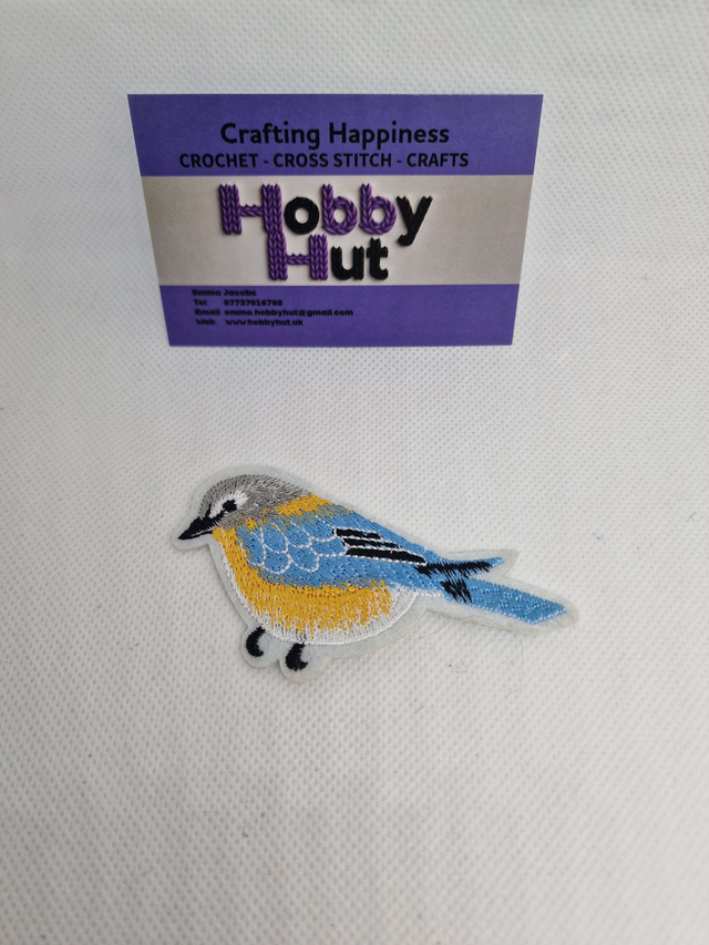 Embroidered Patch - Blue Bird
