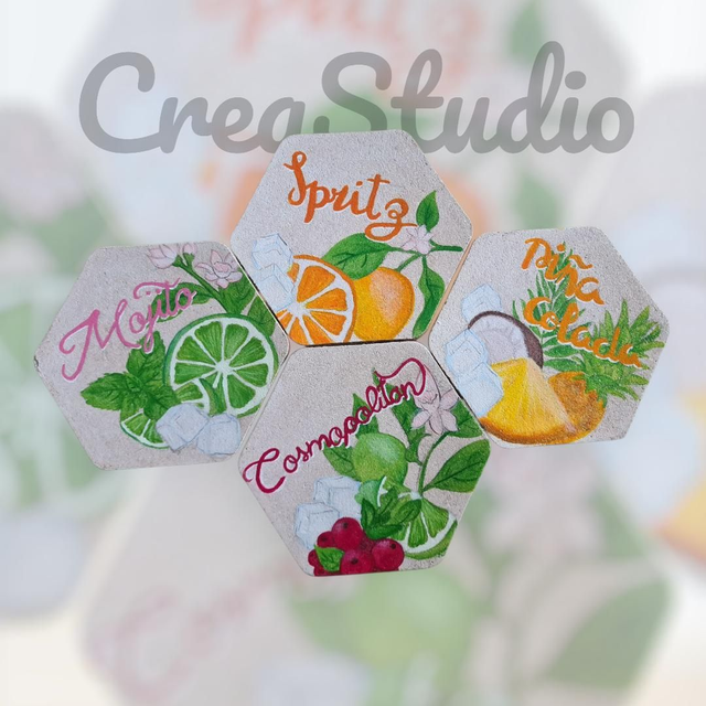 Dessous de verre cocktail 