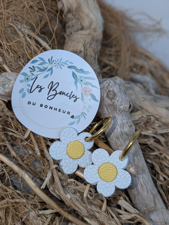 Creoles marguerite blanche
